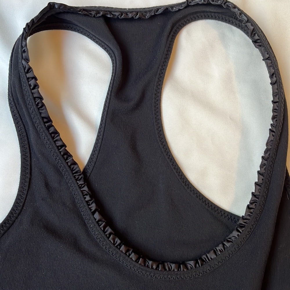 Lululemon black Cool Racerback ruffle - Picture 3 of 8